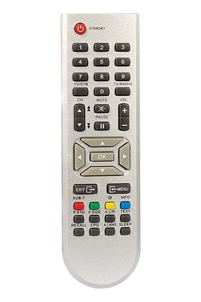 erorex Weko Kr Gray 7010*7011*NEXT 2500 Satellite Remote Control