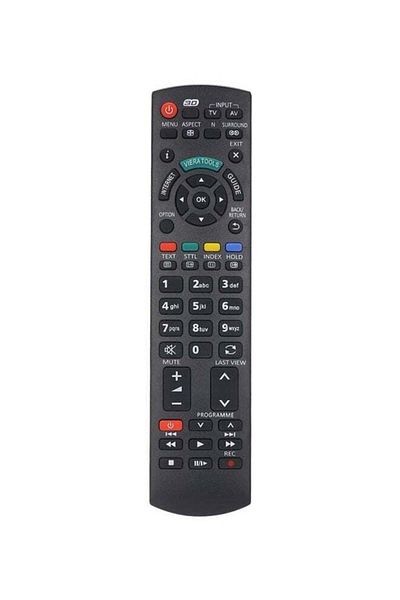 erorex IR Wireless LCD LED TV Remote Control For Panasonic Black