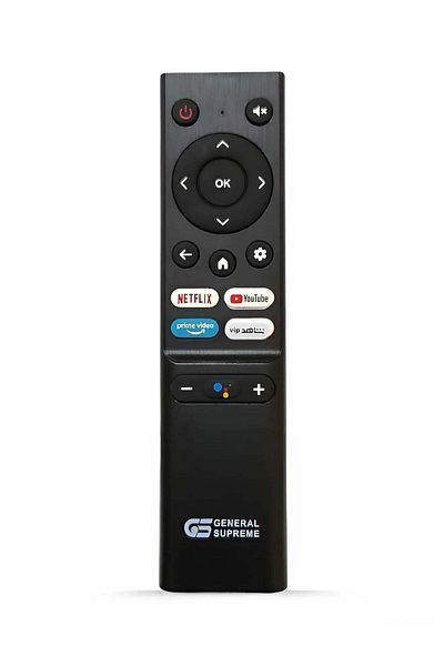 erorex Remote control for GENERAL SUPREMME LCD LED Smart TV, black, (does not support voice search)