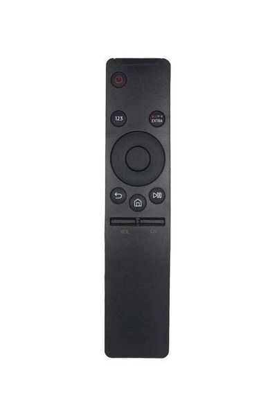 erorex جهاز تحكم عن بعد لاسلكي بالأشعة تحت الحمراء لتلفزيون سامسونج 4K باللون الأسود