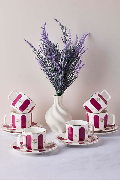 Perotti Novice 6-Person 12-Piece Porcelain Coffee Set