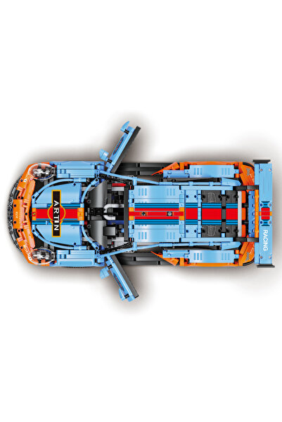 Choice لا يوجد صندوق أصلي MOC RSR Classic Super Racing Cars City Super Sports Car Bricks Vehicle Sets Technica