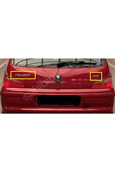 EDEXPORT Peugeot & 106 Bagaj Yazısı Seti 2'li Paket