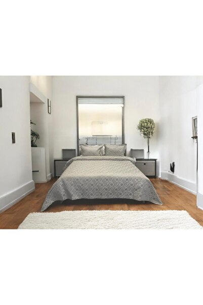 Lucien Home Jakarlı Çift Kişilik Yatak Örtüsü Takımı
