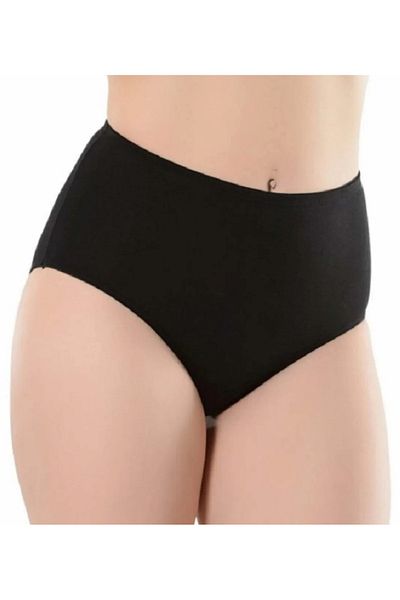 Belinay Μαύρο ψηλόμεσο γυναικείο εσώρουχο - 50% Modal, 40% Cotton, 10% Lyrca, Οικονομικό Πακέτο 4