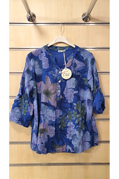 Park Moda Cămașă italiană cu model de crin