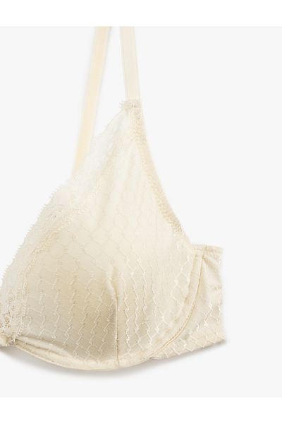 Koton Unbuttressed Underwire Lace Detailed Bra
