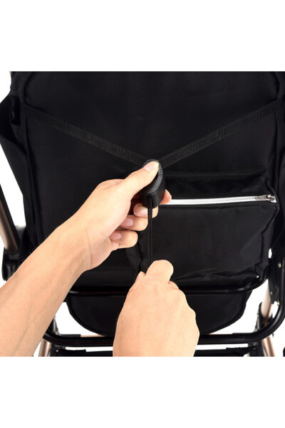 TEKNUM Teknum 3 in 1 Pram stroller with Sunveno Fashion Diaper Tote Bag-Khaki