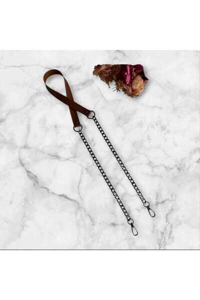 Eyfel Chain Strap for Knitted Bag and Handmade Bags Leather Detailed