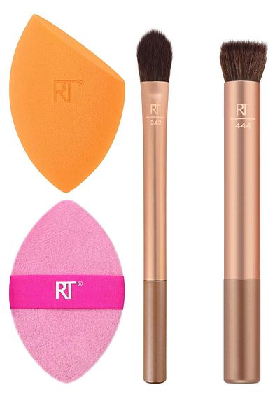 Real Techniques Matte&Merry Sponge Brush Makeup Set