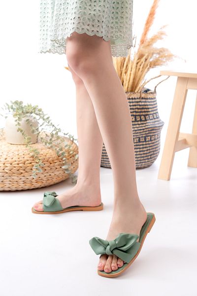 Slipcat Women's Slippers - Comfortable Lightweight Sole and Ribbon Detail