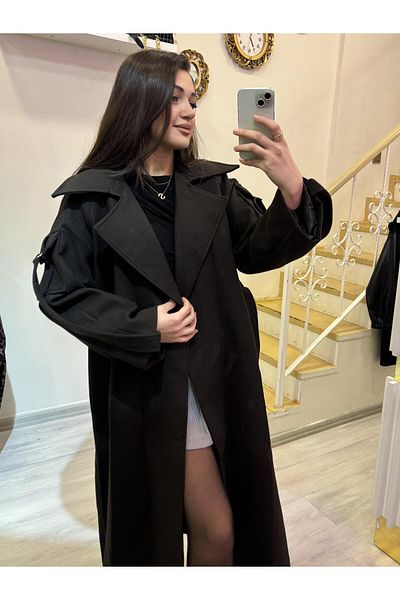 ROSSA Lined Cashew Coat with Sleeves