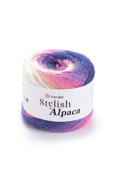 Yarnart Ebruly Hand Knitted Strip - Stylish Alpaca Ebuli-7717