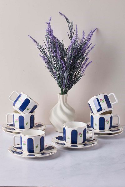 Perotti Novice 6-Person 12-Piece Porcelain Coffee Set