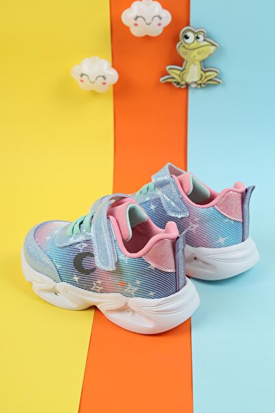 Moda Lime Özel Tasarım Tam Ortapedik Esnek Hava Alabilen Çocuk Spor Ayakkabısı Özel Gün Sneaker Yeni Sezon