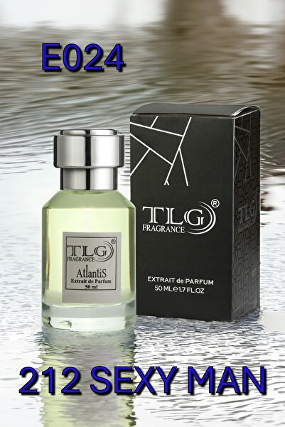 TLG E024 212 Sexy Men Extrait Erkek Parfümü, 50 ml