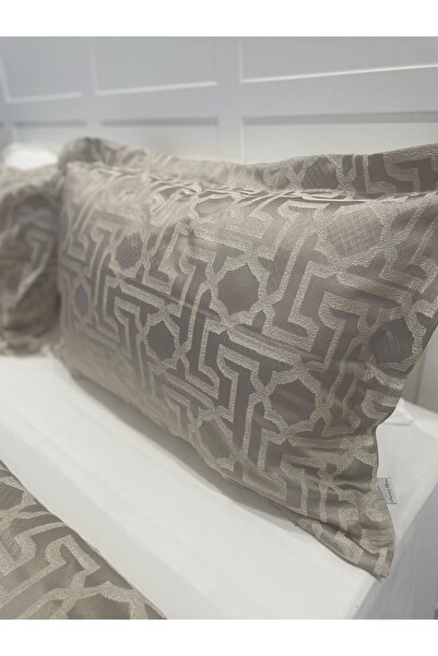 Lucien Home Jakarlı Çift Kişilik Yatak Örtüsü Takımı