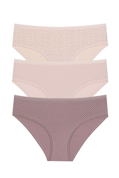 Berrak 11447 Women's 3-Piece Bato Bikini Assortment