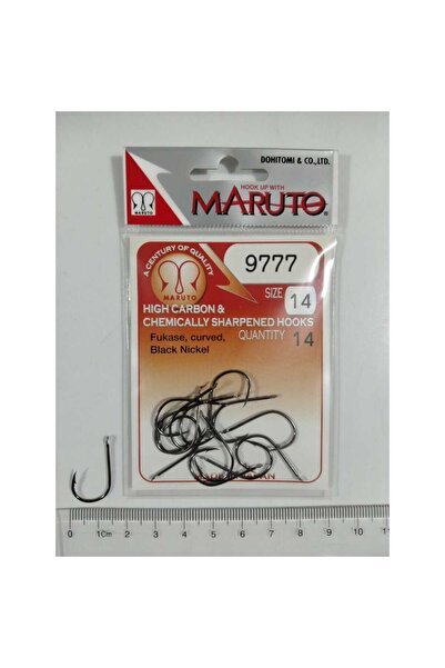 MARUTO 9777 Black Nikel Fukase Olta İğnesi NO : 14
