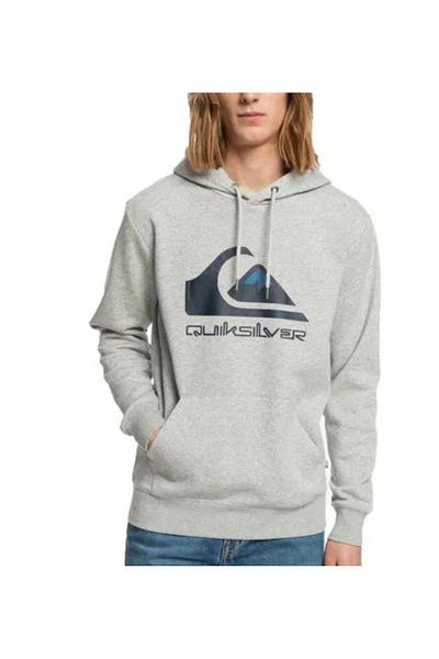 Quiksilver Big Logo Hood Ανδρικό γκρι φούτερ Eqyft04450-sgrh
