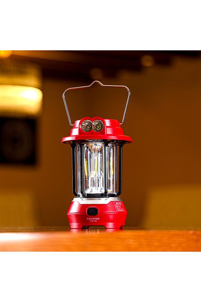 KRYPTON LED Emergncy Lantern with Solar Panel-KNE5187|Super Bright&Long Hours Working 2 Year Waranty