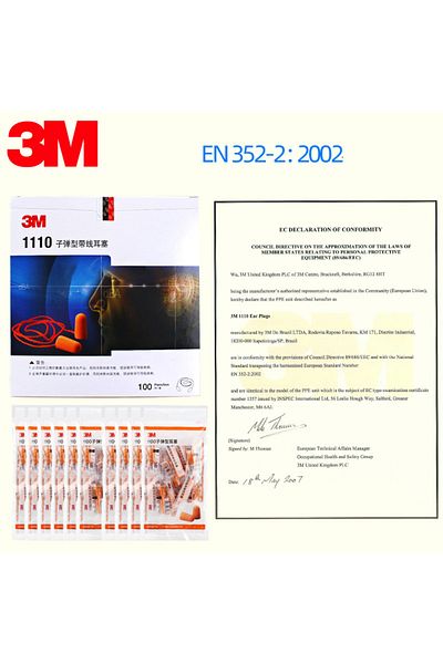 Choice 10 Pairs】3m Earplugs For Sleep Learning Anti-noise Super Noise-proof Industrial Protective Machin...