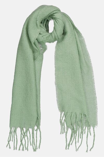 Gant Men Textured Mohair Scarf 50 H X 180 L Cm, Green