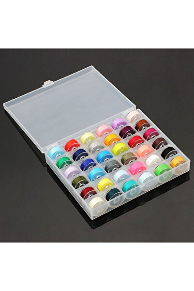 Choice مجموعة بكرات خيط الخياطة عالية الجودة 36 لونًا محايدًا 14.5 × 12.5 × 2...