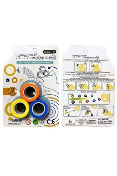 Reflect Your Style Mıknatıslı Parmak Oyun Halkası El Hareket Oyuncak Hediyeli...