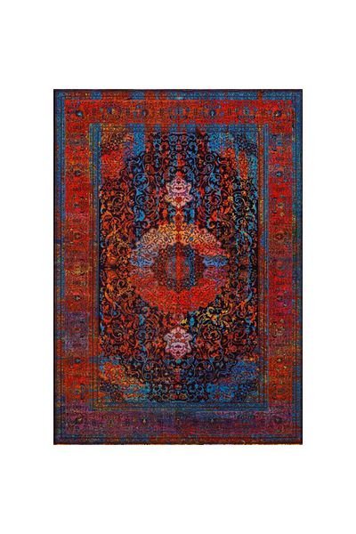 Homelux Ryno rug, rectangular, 230X290 cm, traditional, blue, burgundy, yellow, polyester
