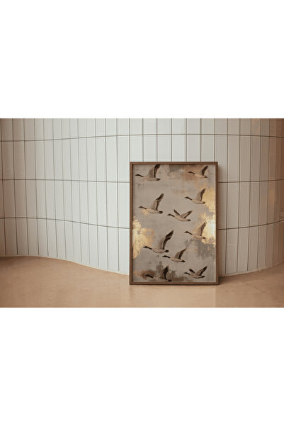 ARTCASTLE Tablou cu ramă din lemn Aripi Aurii