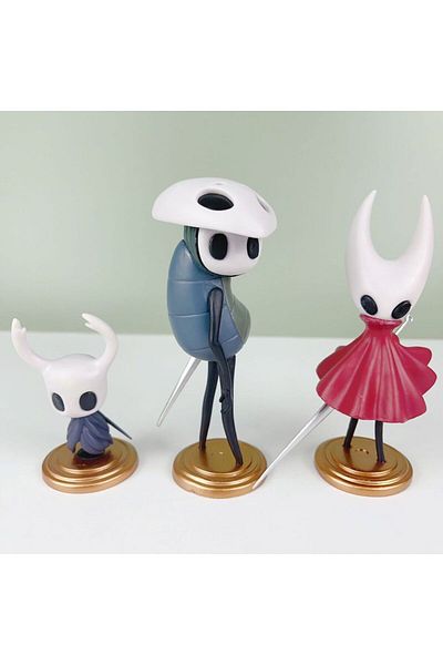 Choice black 3pcs/Set Hollow Knight Figure Toys The Knight Action Figure Hornet/Quirrel Figurine Collectibl