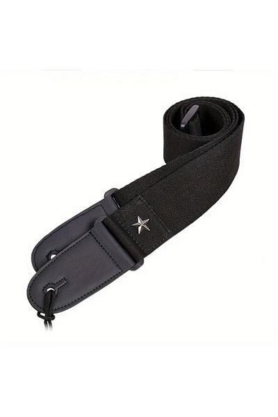 Choice black Electric Guitar Strap Acoustic Folk Guitarra Belt Straps Guitar Straps Pick Pocket Guitar Acce