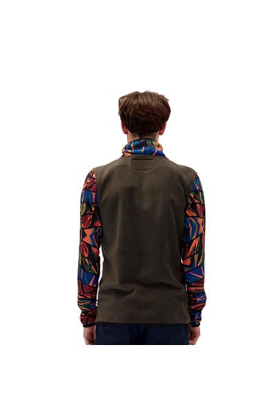 Bad Bear 210221007 Mirage Half-Zip Fleece Sweatshirt - Orange