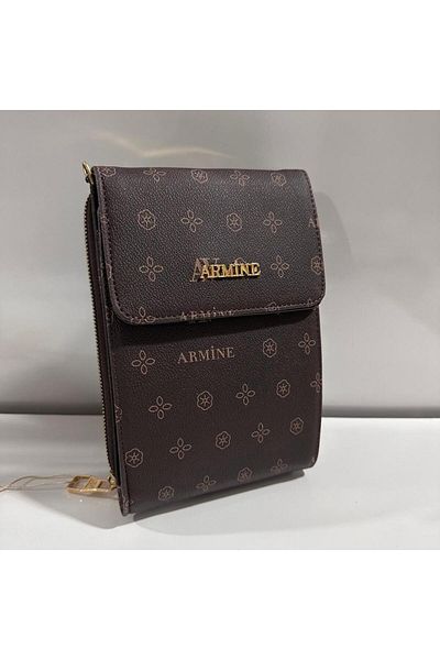 Armine Bag Printed Coffee Ar26606