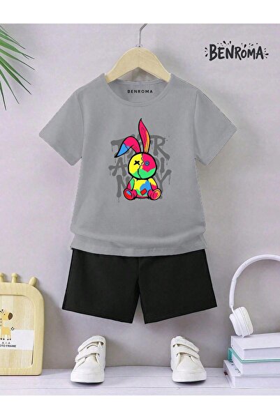BENROMA Unisex set dječjih šortsa - Sa printom karaktera