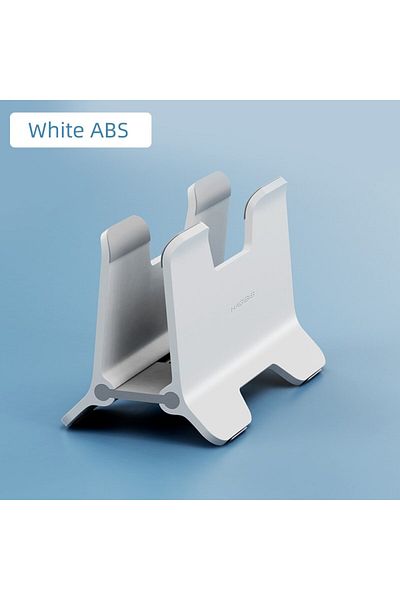 Choice White ABS Hagibis Vertical Laptop Stand Transparent Desktop Gravity Holder Notebook Support For MacB