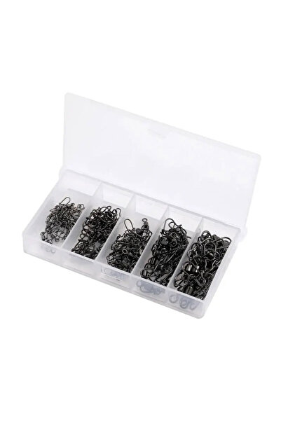 Choice 50 قطعة 50 قطعة/صندوق موصل صيد من الفولاذ المقاوم للصدأ مع دبوس محمل د...