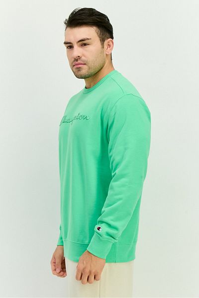 Champion Men Cozy Fit Long Sleeve Outdoor Sweatshirt, Green