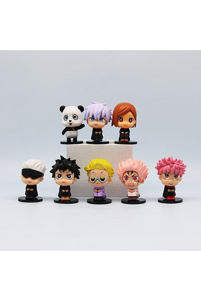 Choice 8 Pcs No Box 8pcs/set 6cm Anime Jujutsu Kaisen Figure Itadori Yuji Gojo Satori Fushiguro Megumi Kugi