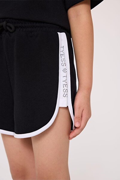 Tyess BG Store Kız Çocuk Siyah Şort