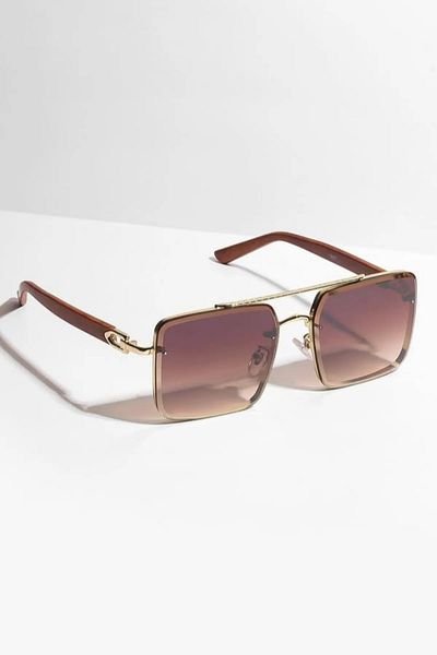 MACERATİ High Quality Titanium Brown Unisex Sunglasses