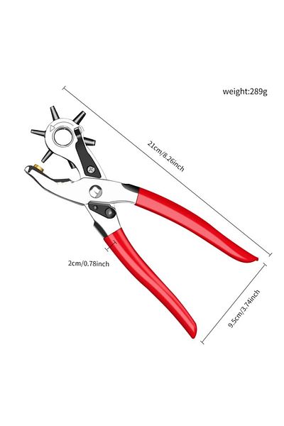 Choice 1pc Effortless Diy Alloy Hole Punch Machine Kit: Ideal For Crafting Professional Belts, Watches & Le