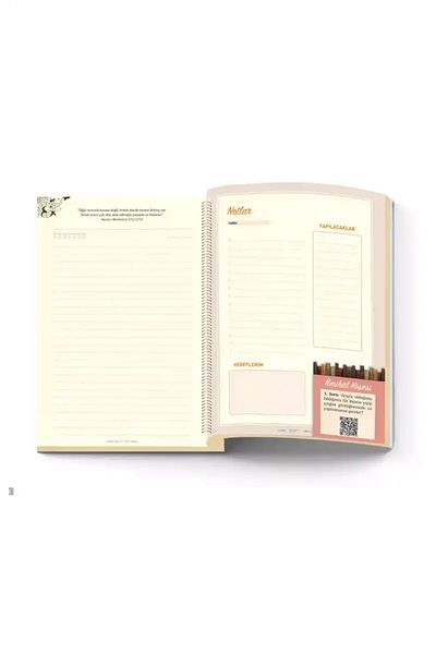 akfeda Timeless Planned Life Agenda with Sticker