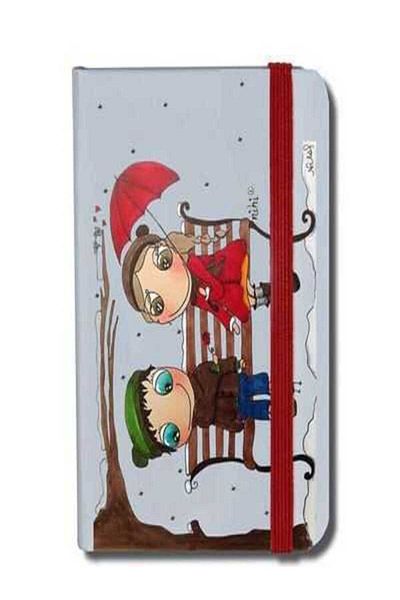 BOOK AND MORE 96 Sheets Ruled Notebook with Hard Cover Elastic