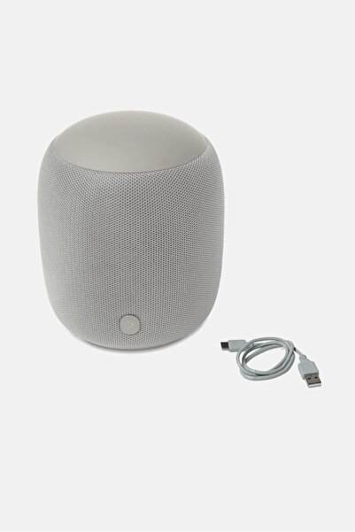Tchibo Large Fabric Bluetooth Speaker, Ash Grey