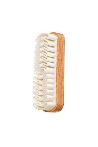 Choice Wooden handle 1pc Wooden Handle Suede Shoes Rubber Cleaning Brush, Suitable For Suede, Abrasive Leat