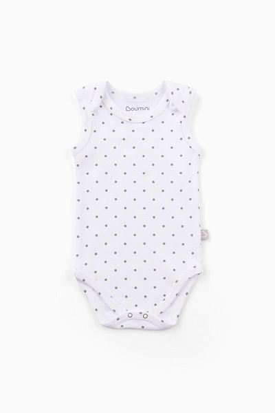 Boumini 2-Piece Ecru Cotton Baby Bodysuit Set - Snap Athlete