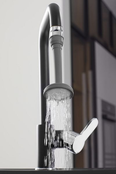 QNİAY 1 Piece Silicone 2 Function Kitchen Sink Sink - Flexible Faucet Head