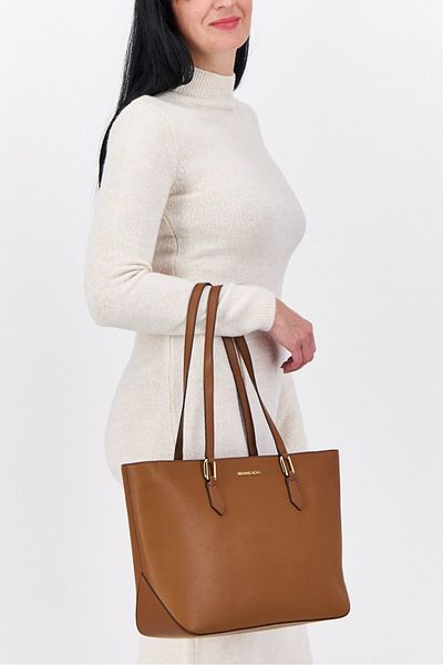 Michael Kors Women Brand Logo Totes Bag 40 L x 12 W x 26 H cm, Brown